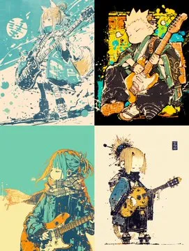 Whimsical Anime Musicians - Пример 2