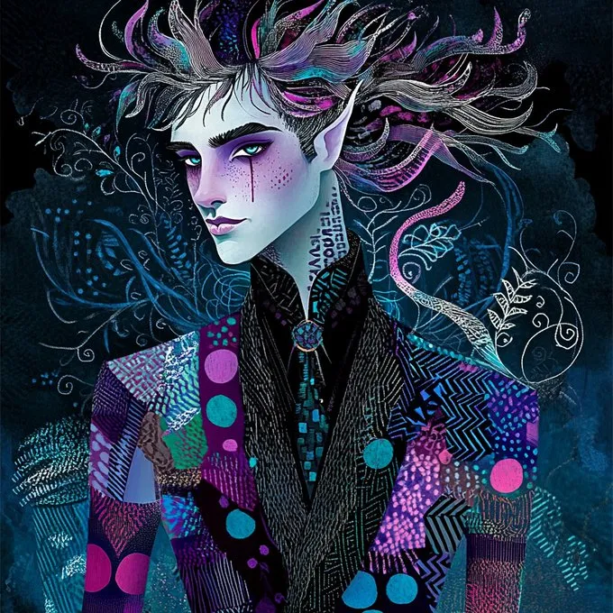 Whimsical Night Garden - Пример 4