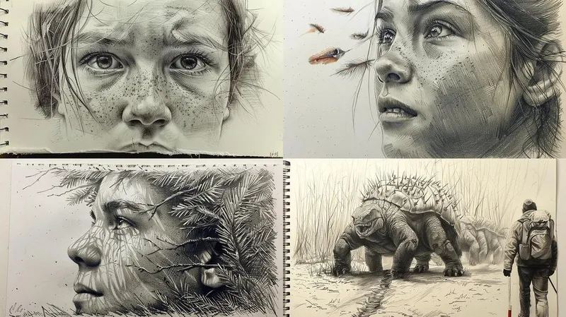 Monochrome Whispers of Enigmatic Realms - Пример 2