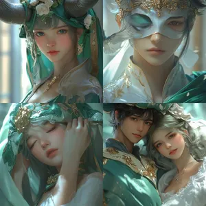 Victorian Fantasy Elegance - Пример 4