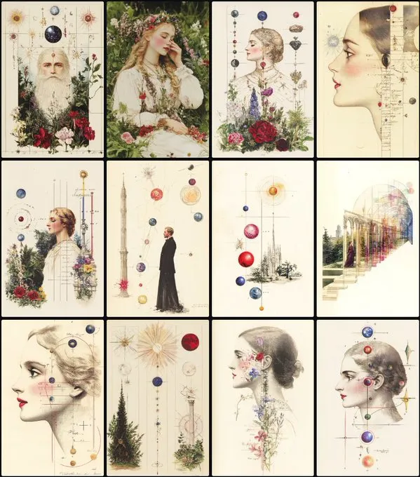 Whimsical Vintage Elegance - Пример 2