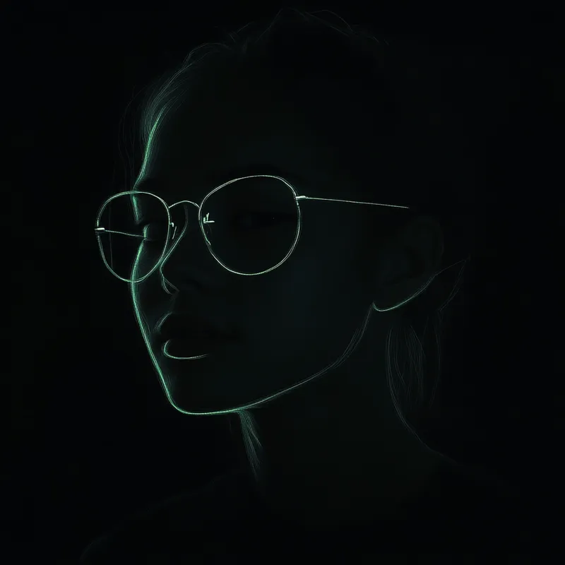 Neon Minimalism with a Glow - Пример 4