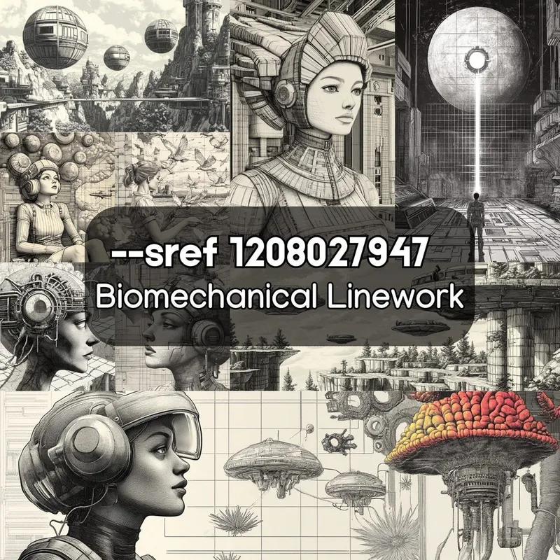Intricate Biomechanical Futurism - Пример 2