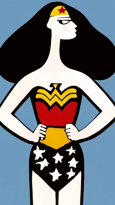 Minimalist Pop Art Illustration - Пример 4