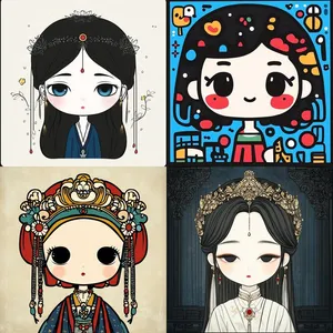 Whimsical Chibi Portraits - Пример 1
