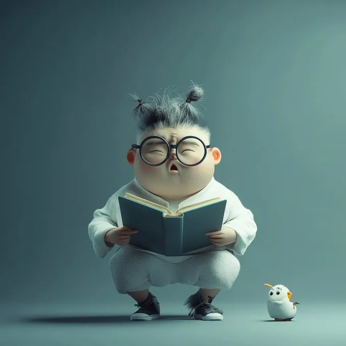 Whimsical 3D Character Design - Пример 4
