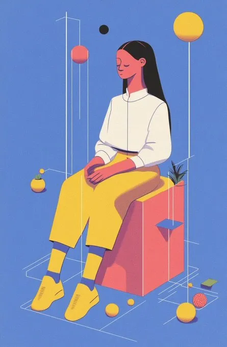 Futuristic Abstract Minimalism - Пример 3