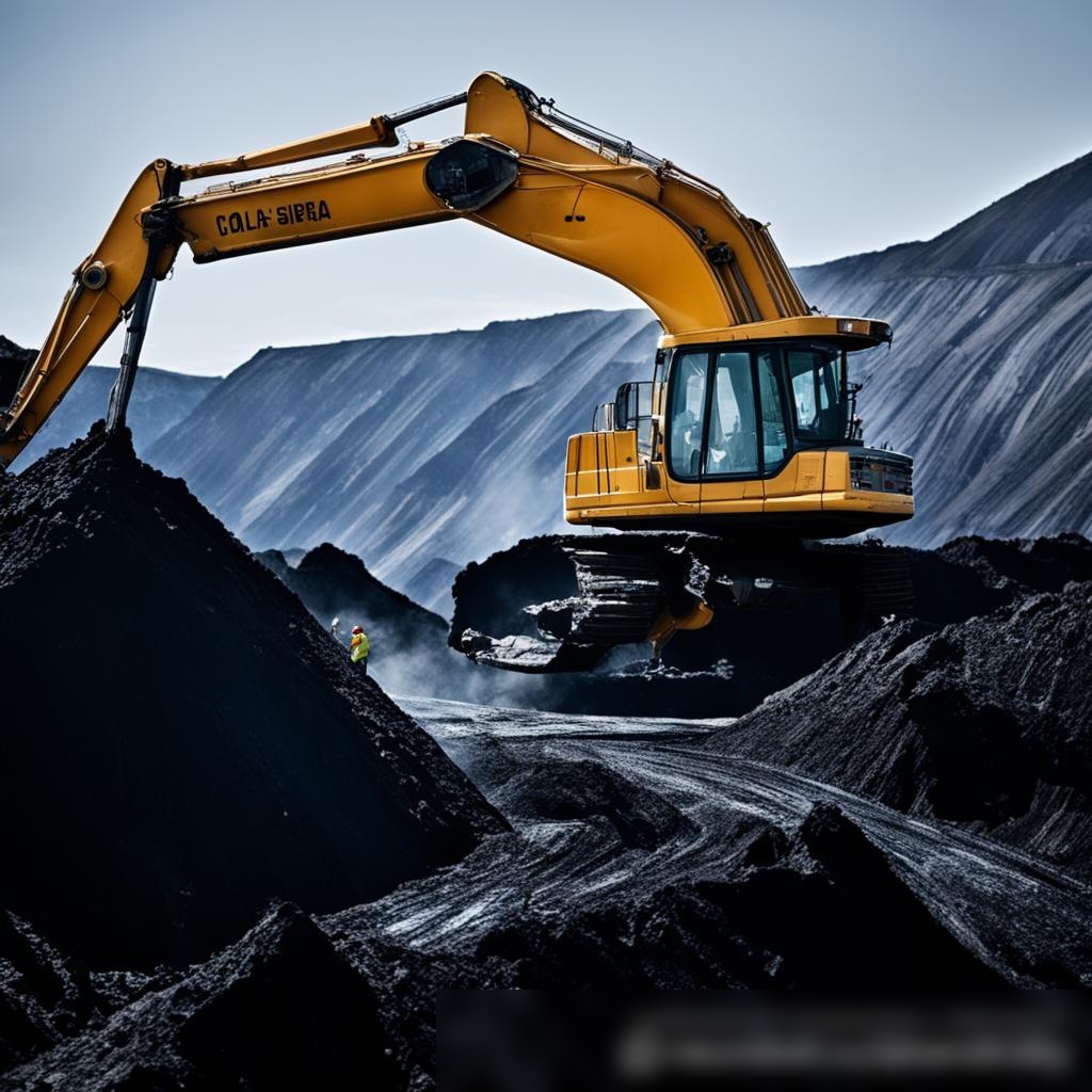 Динамичный крупноплановый снимок угольной шахты на Западе Сибири - Пример 3