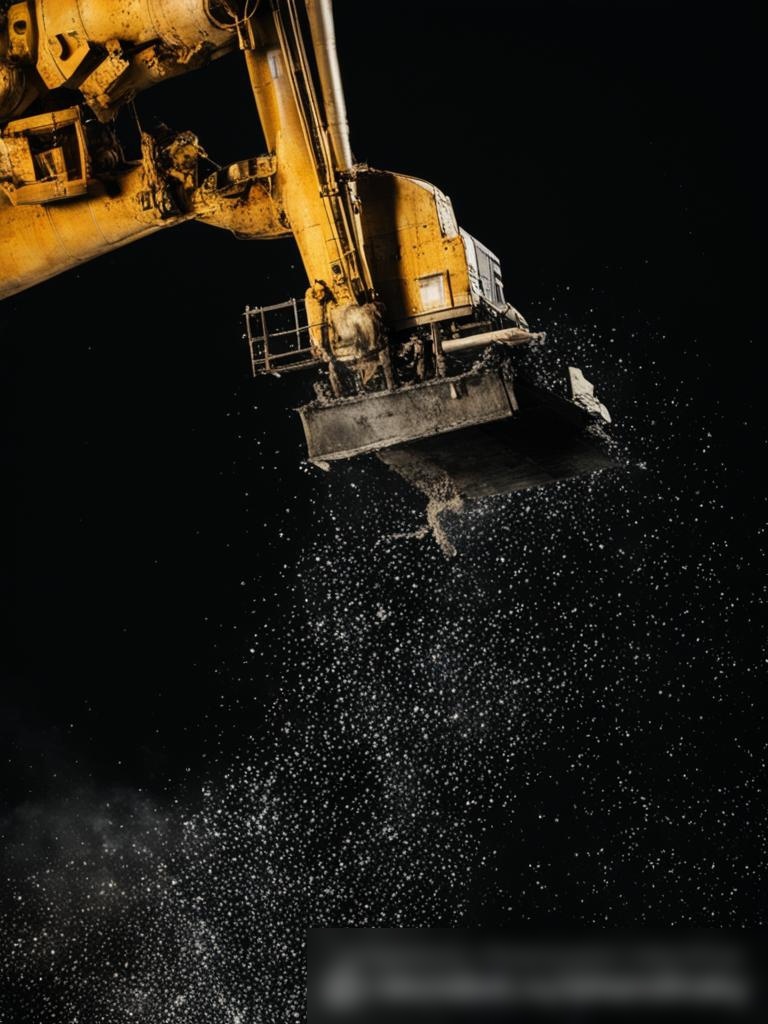 Динамичный крупноплановый снимок угольной шахты на Западе Сибири - Пример 5