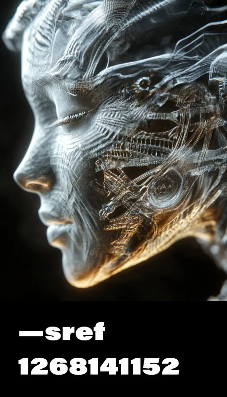 Ethereal Cybernetic Elegance - Пример 2