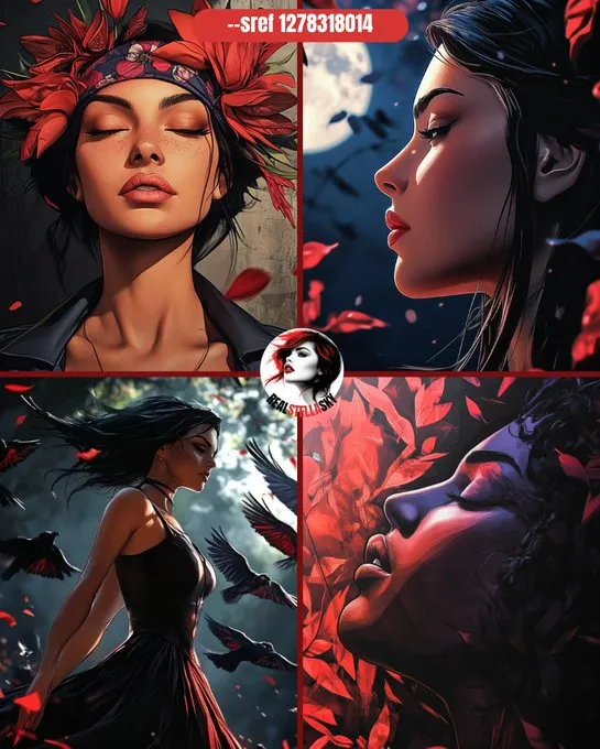 Mystical Red Elegance - Пример 2