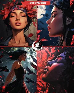 Mystical Red Elegance - Пример 1