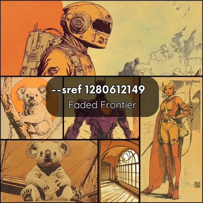 Retro Sci-Fi Western Collage - Пример 2