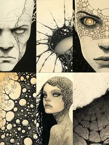 Retro Sci-Fi Western Collage - Пример 4