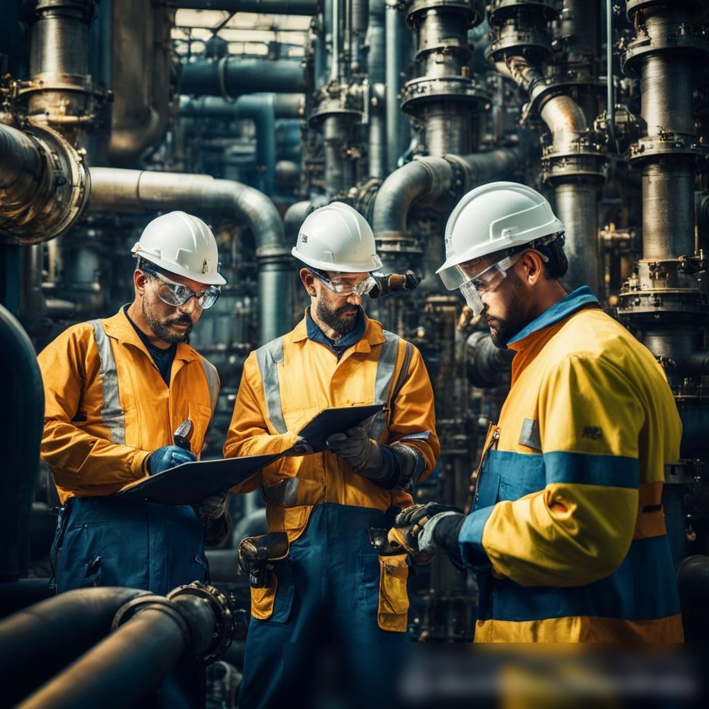 Современное танкерное судно, стоящее у причала в оживленном коммерческом порту - Пример 2