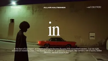 Cinematic Noir Aesthetic - Пример 3