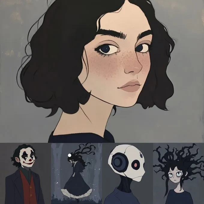 Dark Whimsical Portraits - Пример 2