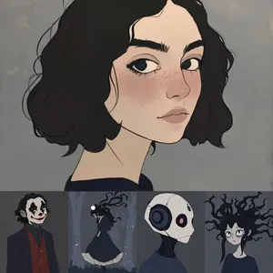 Dark Whimsical Portraits - Пример 1