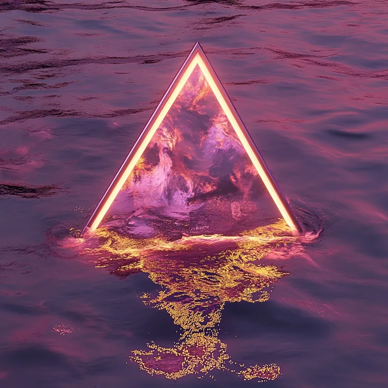 Mystical Neon Reflection - Пример 3