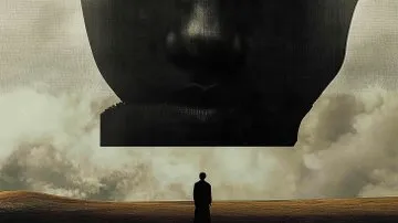 Surreal Monochrome Monument - Пример 1