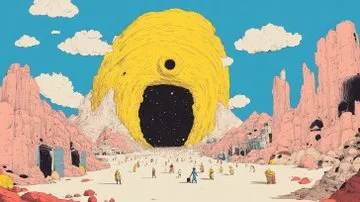 Whimsical Surrealism with Contrast - Пример 3