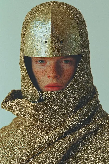 Retro-Futuristic Fashion Elegance - Пример 2