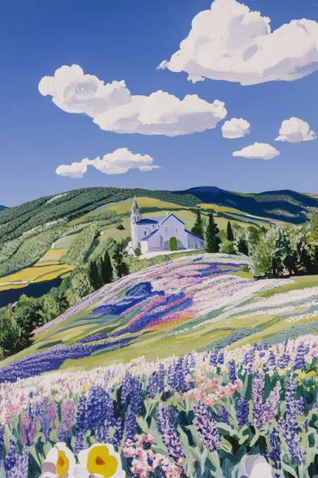 Vibrant Countryside Harmony - Пример 3