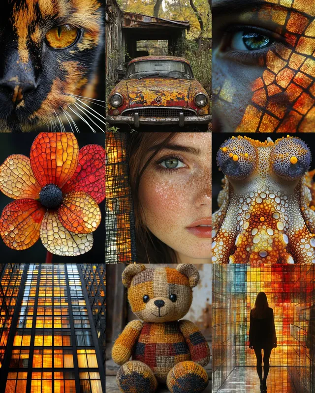 Vibrant Mosaic Aesthetic - Пример 2