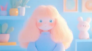 Dreamy Pastel Bear - Пример 3