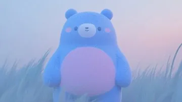 Dreamy Pastel Bear - Пример 1