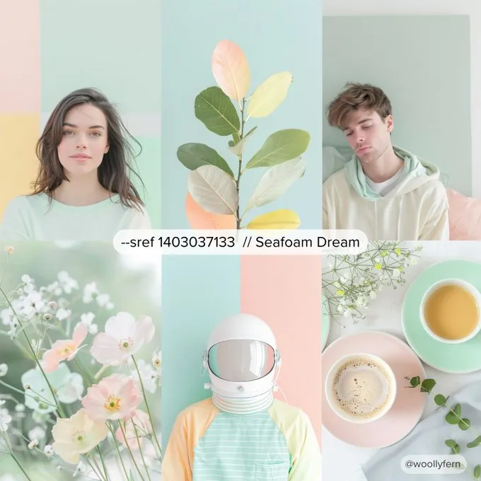 Seafoam Serenity - Пример 2