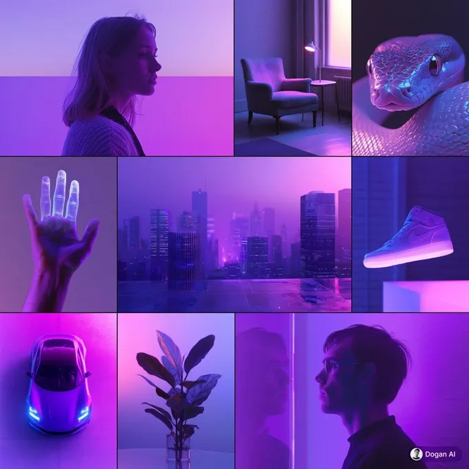 Glowing Neon Serenity - Пример 2