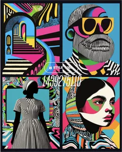 Vibrant Pop-Art Graphic Style - Пример 1