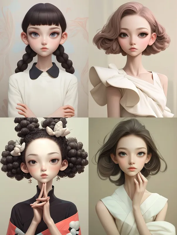 Elegant 2.5D Portraits - Пример 2