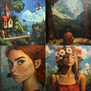 Whimsical Realism with Fantasy Elements - Пример 1