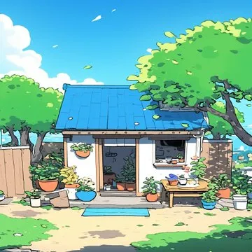 Peaceful Anime Afternoon - Пример 3