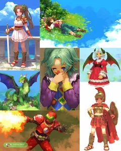 Whimsical Nostalgic Anime - Пример 1