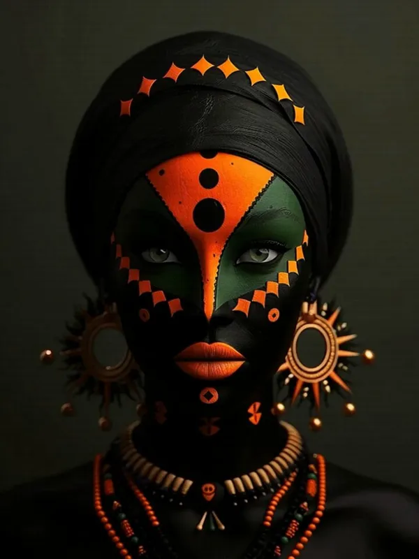 Vibrant Surreal Elegance - Пример 3