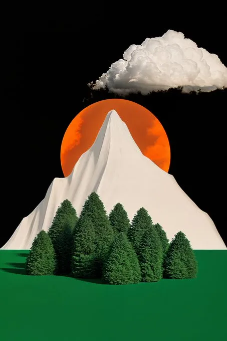 Vibrant Surreal Elegance - Пример 4