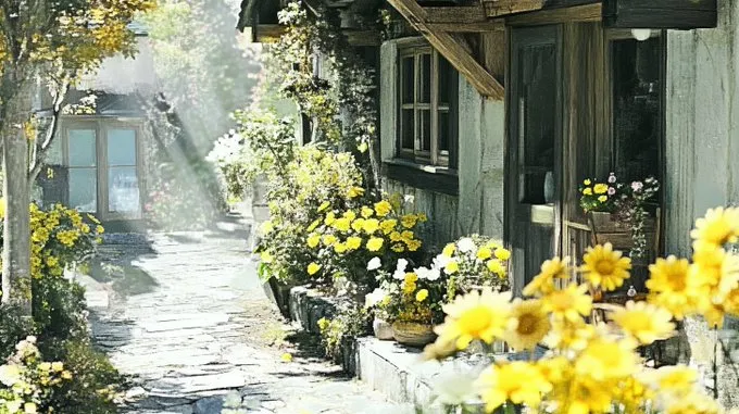 Dreamlike Floral Harmony - Пример 4