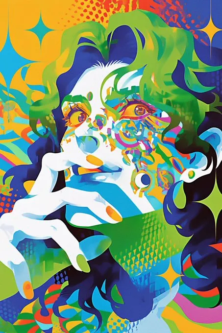 Vibrant Origami Art - Пример 3