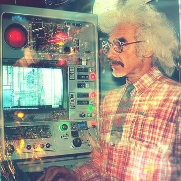 Retro-Futuristic Lab Vibes - Пример 3