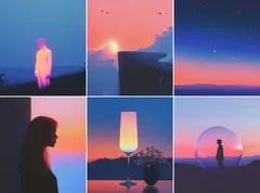 Fluorescent Silhouettes - Пример 3