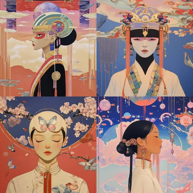 Ethereal Oriental Dreamscape - Пример 2