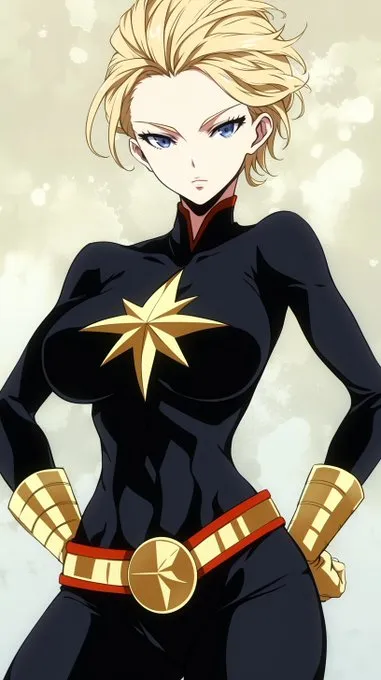 Anime-Inspired Superhero Illustration - Пример 4