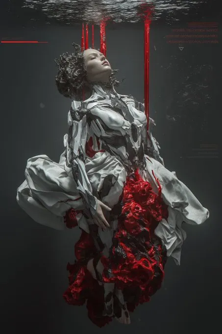 Futuristic Winter Train Journey - Пример 3