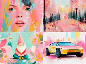 Vibrant Pastel Dreamscape - Пример 1