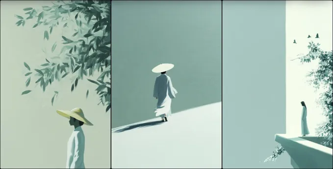 Serene Minimalist Journey - Пример 2