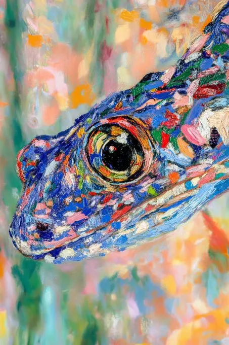 Emotive Impressionism with Vivid Textures - Пример 2