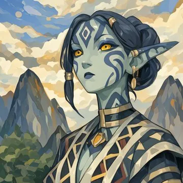 Van Gogh Inspired Mystical Landscape - Пример 3